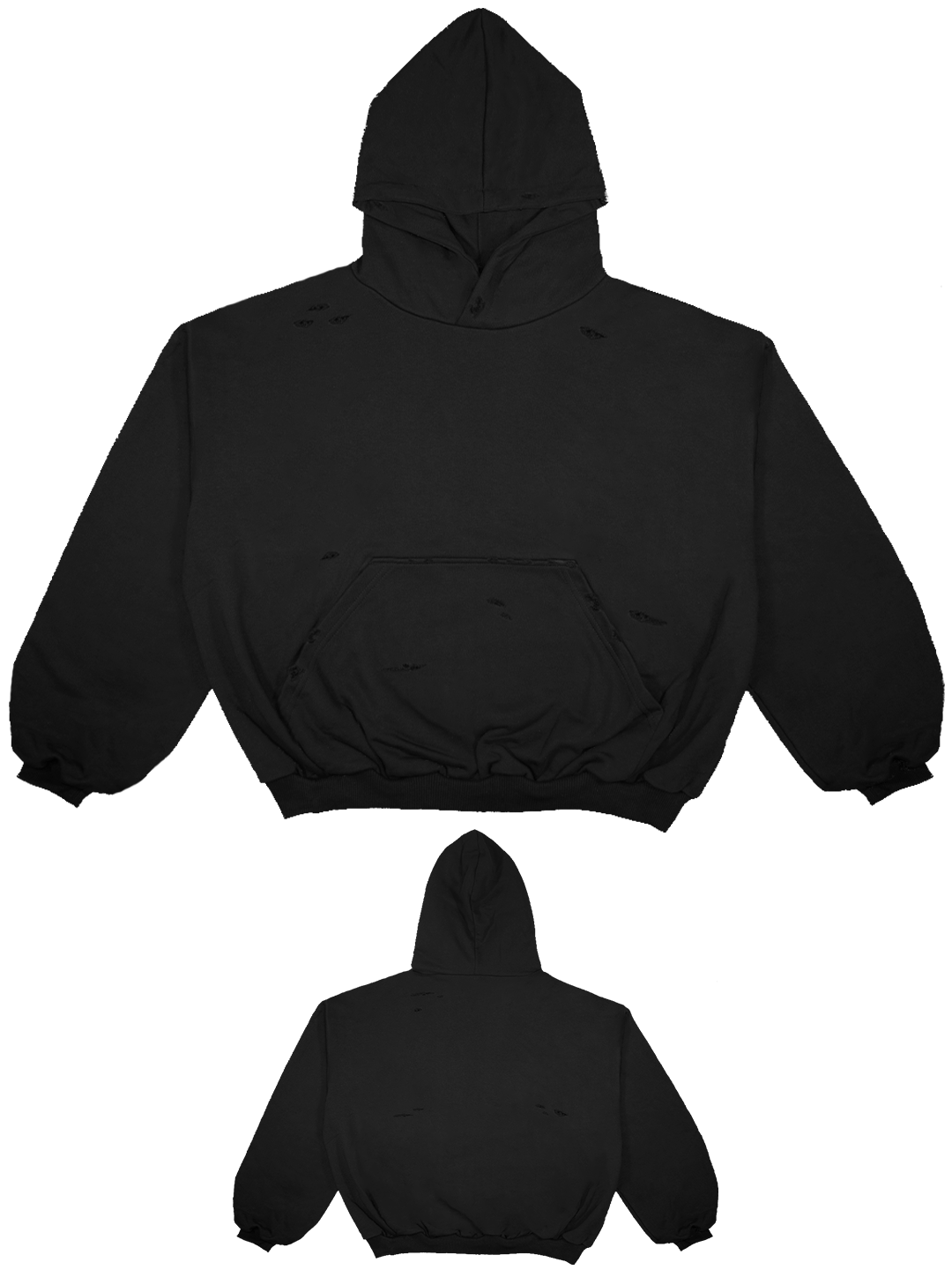 "unmarked" hoodie