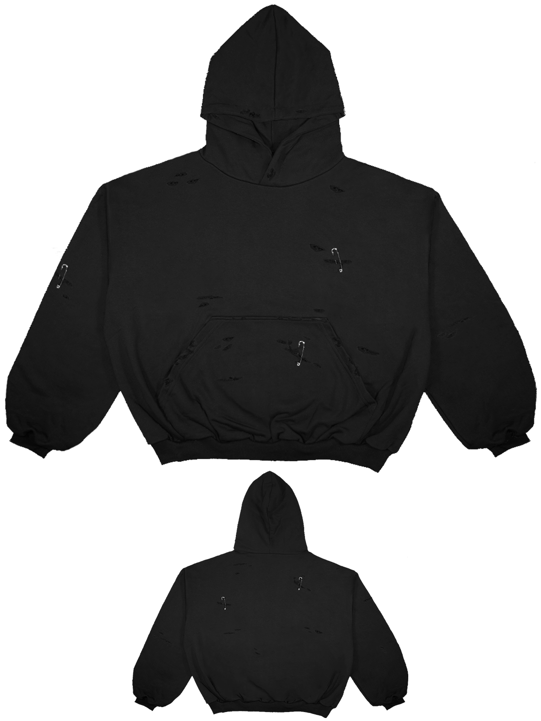 "unmarked" hoodie